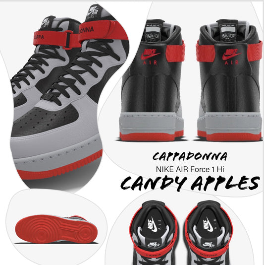 CAPPADONNA Nike Air Force 1 Hi “BLK CANDY APPLES”